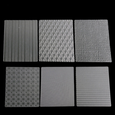 Lattice Transparent Texture Mat Sugar Craft Bag Stripe Cake Mold Border Decor Tools Printing Die 6 Pcs ► Photo 1/5