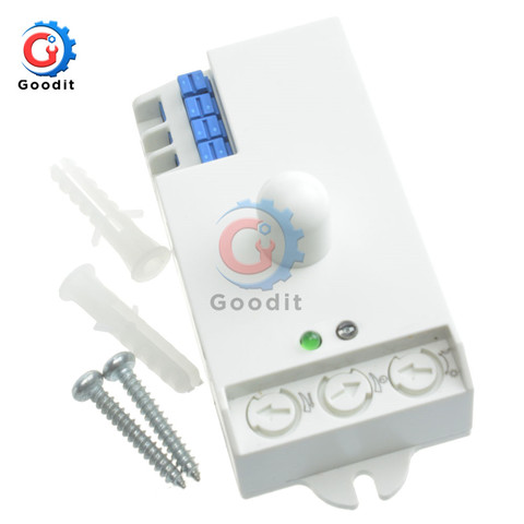 DC 12V-24V 5.8GHz Microwave Radar Sensor Body Motion sensor HF Detector Light Switch Indoor 85x38x40mm Best quality ► Photo 1/6