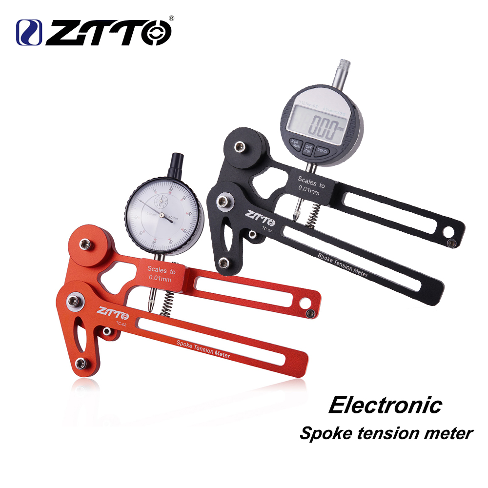 Mechanical/Electronic Bike Spoke Tension Meter Bicycle Wheel Builders Gauge Tool 