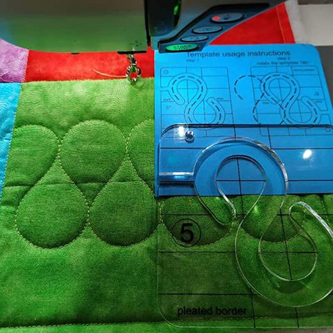 Free Motion Quilting Template Series 5 with Quilting Frame for Domestic Sewing Machine (TK(Q5-08)) ► Photo 1/3