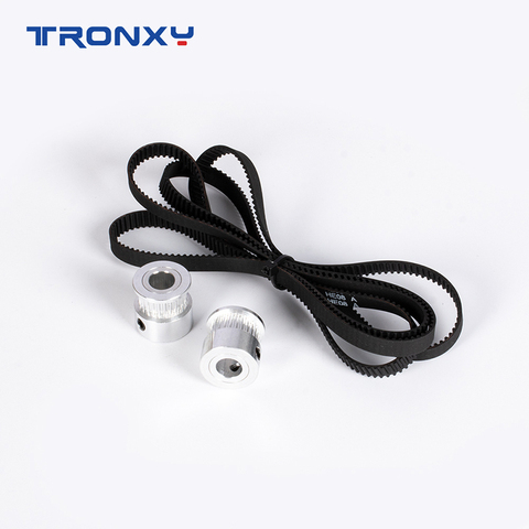 With Z axis synchronous wheel + belt for X5SA Model 3D Printer Z-axis timing belt adjuster Tronxy impresora 3d Accessories ► Photo 1/6