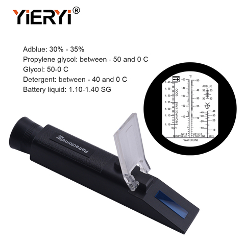 Yieryi New 4 In 1 Antifreeze Refractometer Engine Fluid Glycol Antifreeze Point Car Battery ATC Handheld Tester ► Photo 1/6