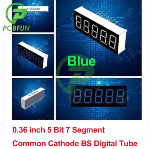 0.5 inch 1.8 Inch 0.36 Inch LED display 7 Segment 1 Bit 4 Bit Digit Tube Red Common Cathode/Anode Digital  Led 7 Segment Module ► Photo 1/5