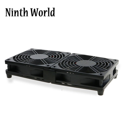 Router Cooling Fan DIY PC Cooler TV Box Wireless  Silent Quiet DC 5V USB Power 120mm 240mm Fan 12CM W/Screws Protective Net ► Photo 1/6