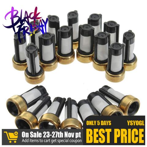 20PCS Universal Auto fuel injector micro filter Case12*6*3mm basket fuel injector filter for bosch injectors Fuel Inject Parts ► Photo 1/6