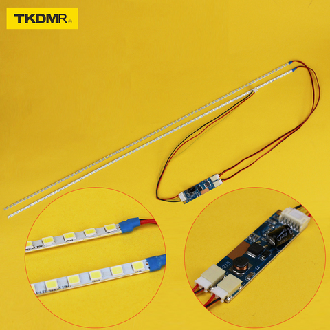 TKDMR 320 to 353mm LED Backlight Strip Kit For Update CCFL LCD Screen To Monitor Adjustable Brightness LED strip Driver board ► Photo 1/6