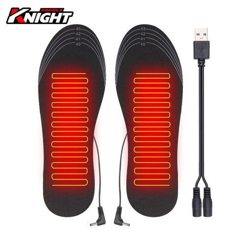 Motorcycle boots USB Heated Insole Heating Foot Pads Heating boots Motorcycle Warm Insole Outdoor Sports Heating Insoles Winter# ► Photo 1/6