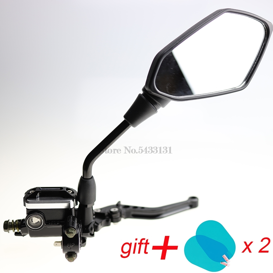 Buy Online Original Motorcycle Mirrors With Waterproof Cover Brake Lever For Ktm Keeway Yamaha Xmax Honda Cbf 150 Vespa 125 Kawasaki Z Alitools