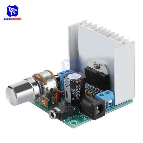 diymore TDA7297 Amplifier Board Dual Channel A Version 15W+15W Stereo Digital Audio Amplifier Module DC 9V-15V ► Photo 1/6