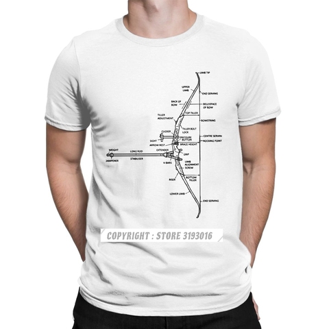 Men Ask Me About My Bow Recurve Tshirts Japanese Archer Kyudo Vintage T Shirt Mens Autumn Tops Tees ► Photo 1/6