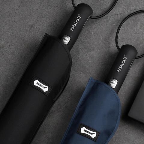 Genuine Brand Large Folding Umbrella Rain 1.2 Meters Business Men Automatic Umbrellas Windproof Male Parasol Dark Blue And Black ► Photo 1/6