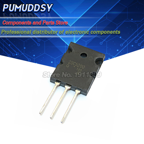 5PCS 2SC5200 SC5200 TO-3PL 5200 new and IC ► Photo 1/1