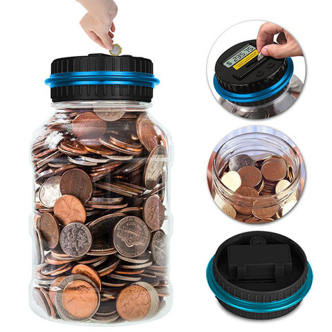 Mini Metal Safes Piggy Bank Safe Money Box For Children Digital