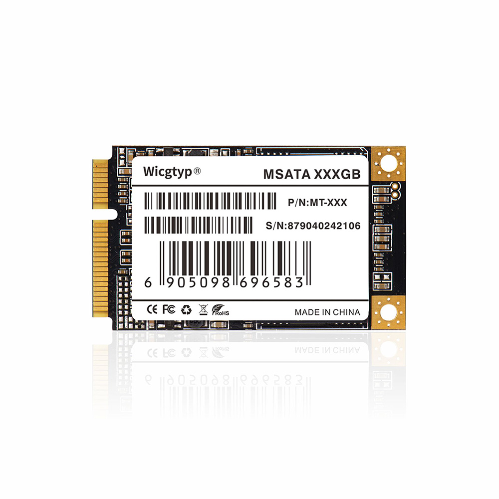 Wicgtyp mSATA SSD SATA3 III 6GB/S SATA II 16GB 32GB 64GB 128GB