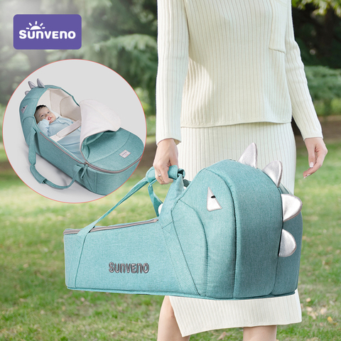 Sunveno Baby Travel Bed Baby Bed Newborn Carry-on Nest Bed Carrycot for Baby 0-6M Activity Gear Product ► Photo 1/6