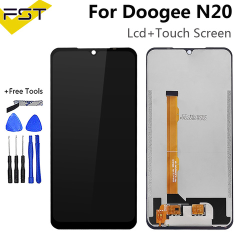 6.3''For Doogee N20 LCD Display and Touch Screen Digitizer Assembly Repair Parts With Tools And Adhesive For Doogee N20 Phone ► Photo 1/5