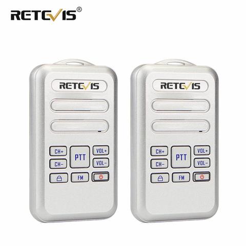 Retevis RT20 Mini Walkie Talkie Radio 2pcs 2W UHF Transceiver VOX FM Radio Type-C USB Charge 2 Way Radio Walk Talk Comunicador ► Photo 1/6