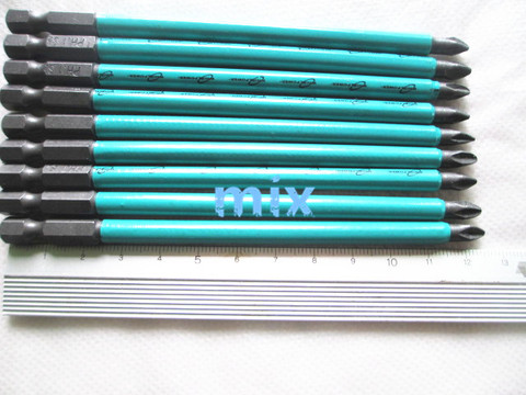Fixmee 10pcs Hex Magnetic Anti Slip Long Reach Screwdriver Bits Set Torx PH2 25/50/70/90/127/150mm Power Tools ► Photo 1/5
