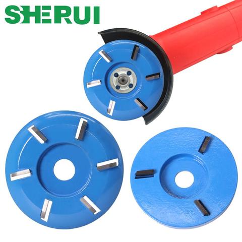 90mm Diameter 16mm Bore six Teeth Woodworking Turbo Tea Tray Digging Wood Carving Disc Tool Milling Cutter ► Photo 1/6