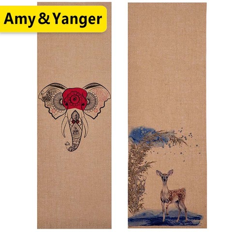 natural jute yoga mat free shipping and durable carry strap ► Photo 1/6