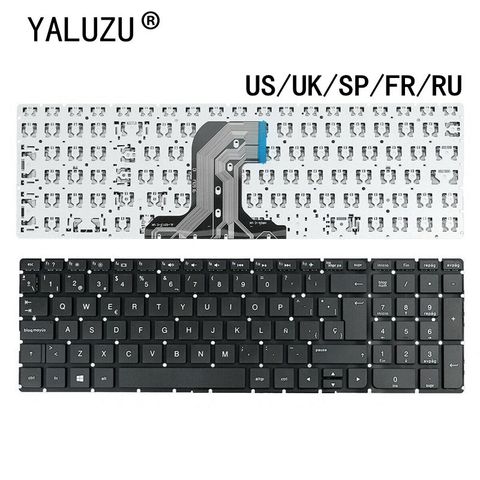 US/UK/RU/SP/FR Laptop Keyboard FOR HP Pavilion 250 G4 250 G5 256 G4 256 G5 255 G4 255 G5 15-AC 15-AY 15-AF 15Q-AJ 15-BA ► Photo 1/6