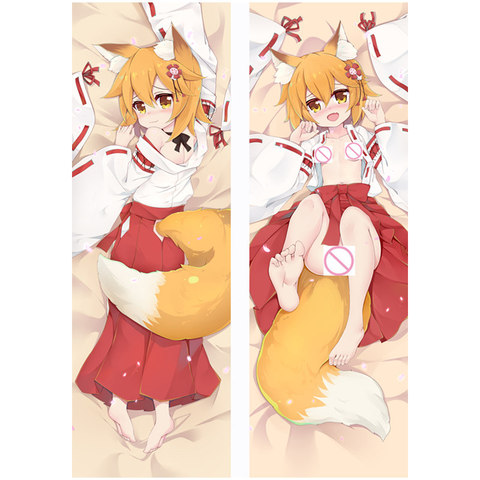 Japanese Anime The Helpful Fox Senko san pillow Covers Dakimakura case Sexy girl 3D Double-sided Bedding Hugging Body pillowcase ► Photo 1/5