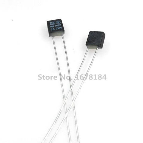 Black Square Fan Motor 2A 250V Thermal fuse 92 95 105 110 115 120 125 130 135 140 145 150 degree Temperature Switch ► Photo 1/2