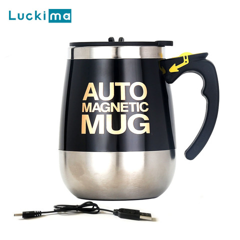 USB Rechargeable Automatic Self Stirring Magnetic Mug New Creative Electric Smart Mixer Coffee Milk Mixing Cup Water Bottle ► Photo 1/6