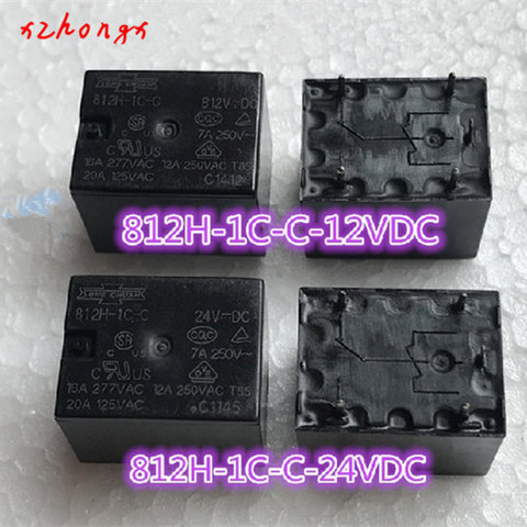 CHUAN 812H-1C-C 812H-1C-C-12VDC 812H-1C-C-24VDC 812H-1C-C-DC12V 12A 5PINS 12VDC Power Relay ► Photo 1/1