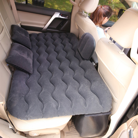 Car Air Mattress Travel Bed Moisture-proof Inflatable Mattress Air Bed Car Back Seat Sofa for Car Interior With Air Pump ► Photo 1/6