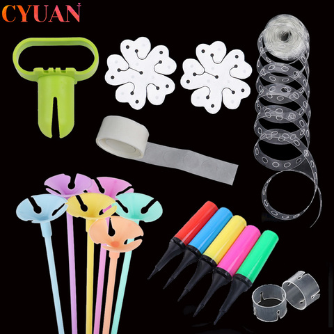 Wedding Birthday Party Decor Balloons Accessories Arch Balloon Connector Clips Flower Seal Clips Balloon Holder Column Stand ► Photo 1/6