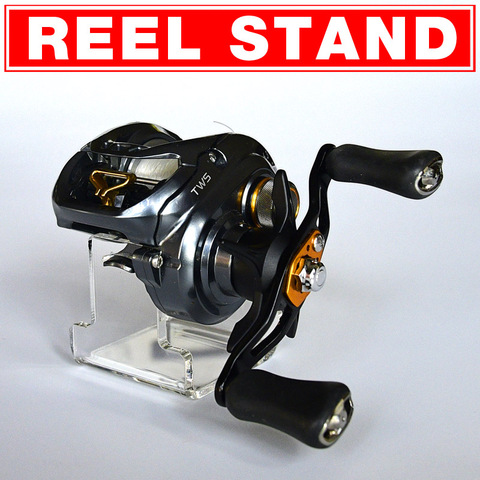 Spinning Electric Carp Round Baitcasting Bait Fishing Reel Acrylic Display Stand Shelf Holder Support Rack Storage Decoration ► Photo 1/6