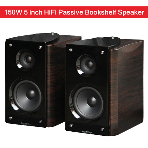 150W 5 inch high power speaker hifi passive bookshelf audio monitor level home desktop audio DIY fever level amplifier speaker ► Photo 1/1