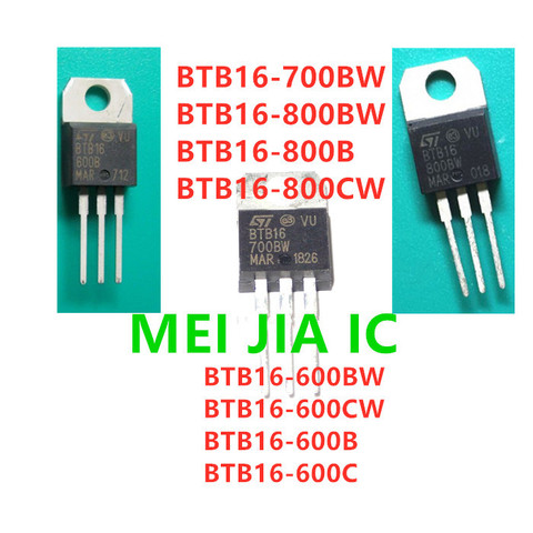 5PCS BTB16-700BW BTB16-600BW BTB16-800BW BTB16-600B BTB16-800B BTB16-800CW BTB16-600CW BTB16-600C New original ► Photo 1/2