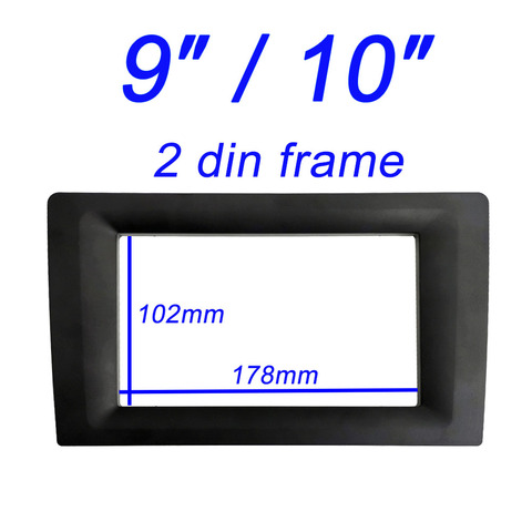 9 inch 10 inch to 7 inch frame 2 DIN frame suitable for all car models center console radio Android system ► Photo 1/6