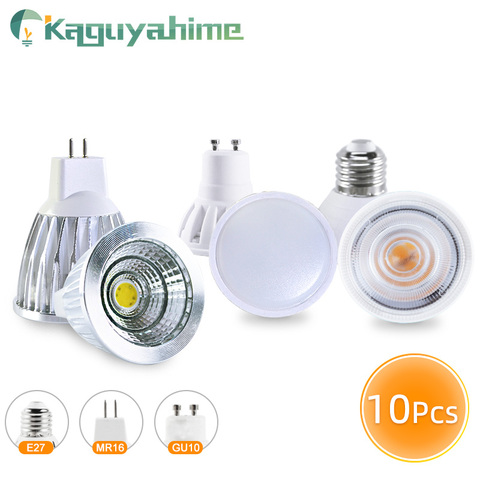 Kaguyahime 10pcs LED MR16 Bulb E27 GU10 AC 220V 240V Lamp Spot Light SMD2835 Lampara High Bright Decor Lighting LED Spotlight ► Photo 1/1