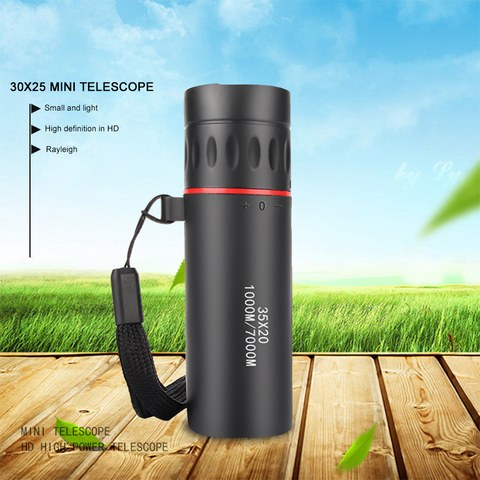 30x25 HD Mini Focusing Telescope Outdoor Hiking Portable Optical Single Tube Concert Sightseeing ► Photo 1/6