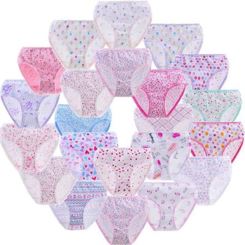 6Pcs/Pack Fashion Baby Girls Underwear Cotton Panties Kids Shorts Briefs Children Underpants 2-12Years ► Photo 1/6