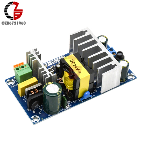 100W 4A-6A Stable High Power Switching Power Supply Board AC 110V 220V to DC 24V Power Transformer Step Down Voltage Regulator ► Photo 1/6