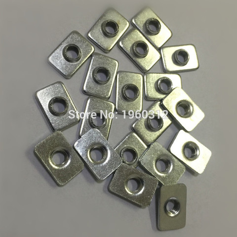 50pcs/Lot Micromake 3D Printer Parts Tee nuts for building machine V-Slot M5 Tee Nut,Size T1.6*10*15 ► Photo 1/2