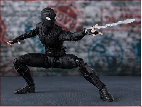 15cm Marvel Spider-Man Stealth Suit BJD Spiderman Super Hero Figure Model Toys for Kids ► Photo 1/6