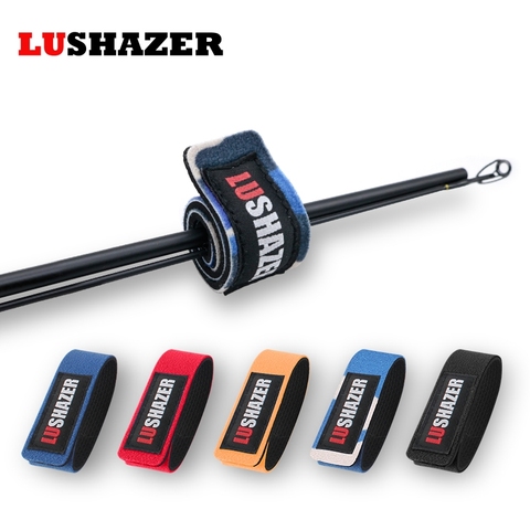 1PCS LUSHAZER Fishing Rod Ties Magic Fishing Tool Cable Tie Rod Strap Belt Fishing Rod Holder Fastener Hook Loop tackles ► Photo 1/6