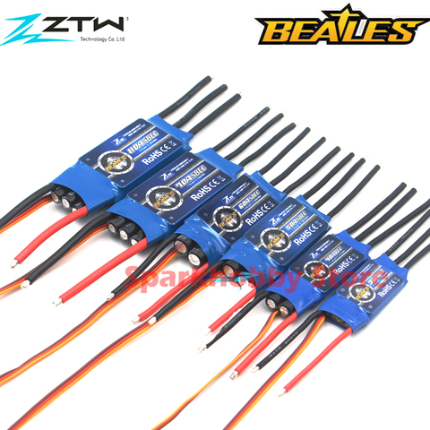 1 PC ZTW Beatle escobillas 2-6 S CES 30A/40A/50A/60A/70A/80A controlador de velocidad eléctrico con tarjeta de programación ► Photo 1/6