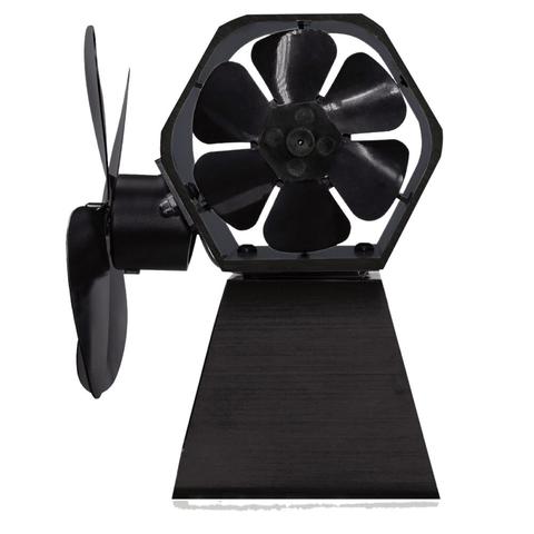 Heat Powered 6 Blades Stove Fan Eco Friendly And Efficient Wood