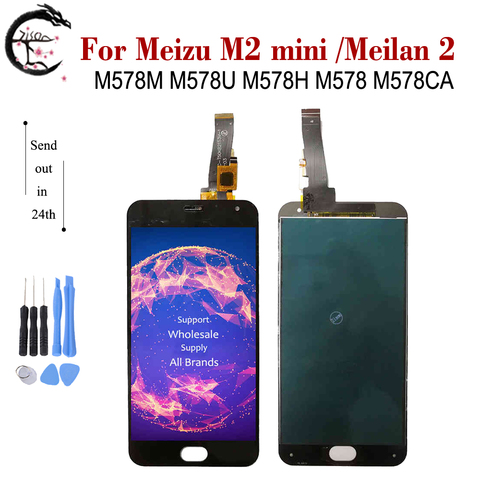 LCD For Meizu M2 mini LCD M2mini Display Screen Touch Digitizer Assembly Meilan 2 meilan2 M578M M578U M578H M578 M578CA Display ► Photo 1/6