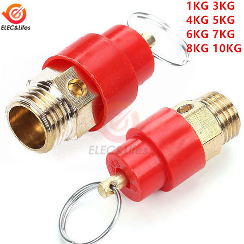 1KG 3KG 4KG 5KG 6KG 7KG 8KG 10KG Air Compressor Safety Release Relief Valve Connector Air Gas Pressure Relief Regulator 1/4'' ► Photo 1/5