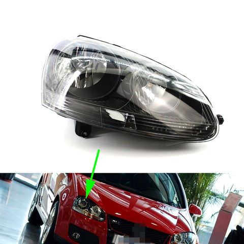 Headlight Assembly For Volkswagen VW Golf 5 Jetta GTI MK5 2005~2009 Car Light Assembly Auto Headlamp Front Diamond ► Photo 1/1