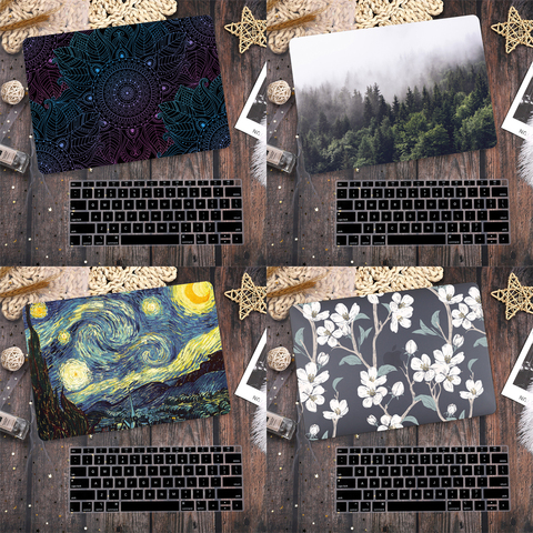 Matte Print Case for Macbook Air Pro 13 2022  A2337 A2289 M1 Mac Book Retina Pro 13.3 15