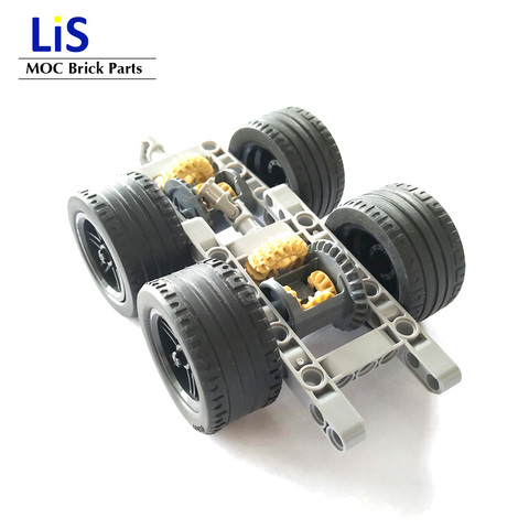 1 Set MOC Technic Framed Differential Gear Bulk Set Parts Building Block Chassis Part Creative Toys Compatible for Technic Cars ► Photo 1/6