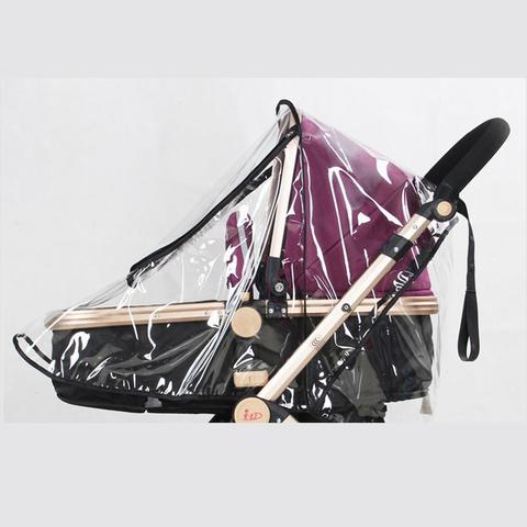 Baby Transparent Waterproof Stroller Rain Cover Wind Dust Shield Zipper Open For Baby Pushchairs Strollers Raincoat Accessories ► Photo 1/6